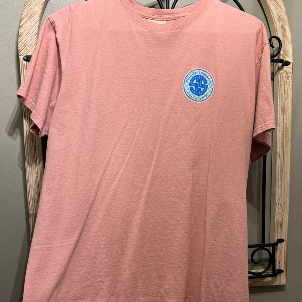 Simply Southern Pink Graphic Tee Nurse size large - Picture 4 of 5